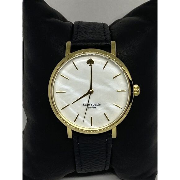 Kate Spade New York Metro 0073 Women\'s Black Leather Analog Dial Watch EY416 main image 9